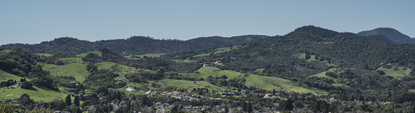 North Bay rolling hills landscape with sky