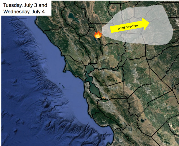 Wildfire Smoke Advisory for July 1